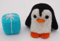Handmade Felt Penguin & Ice Cube Gift- Cat Toys