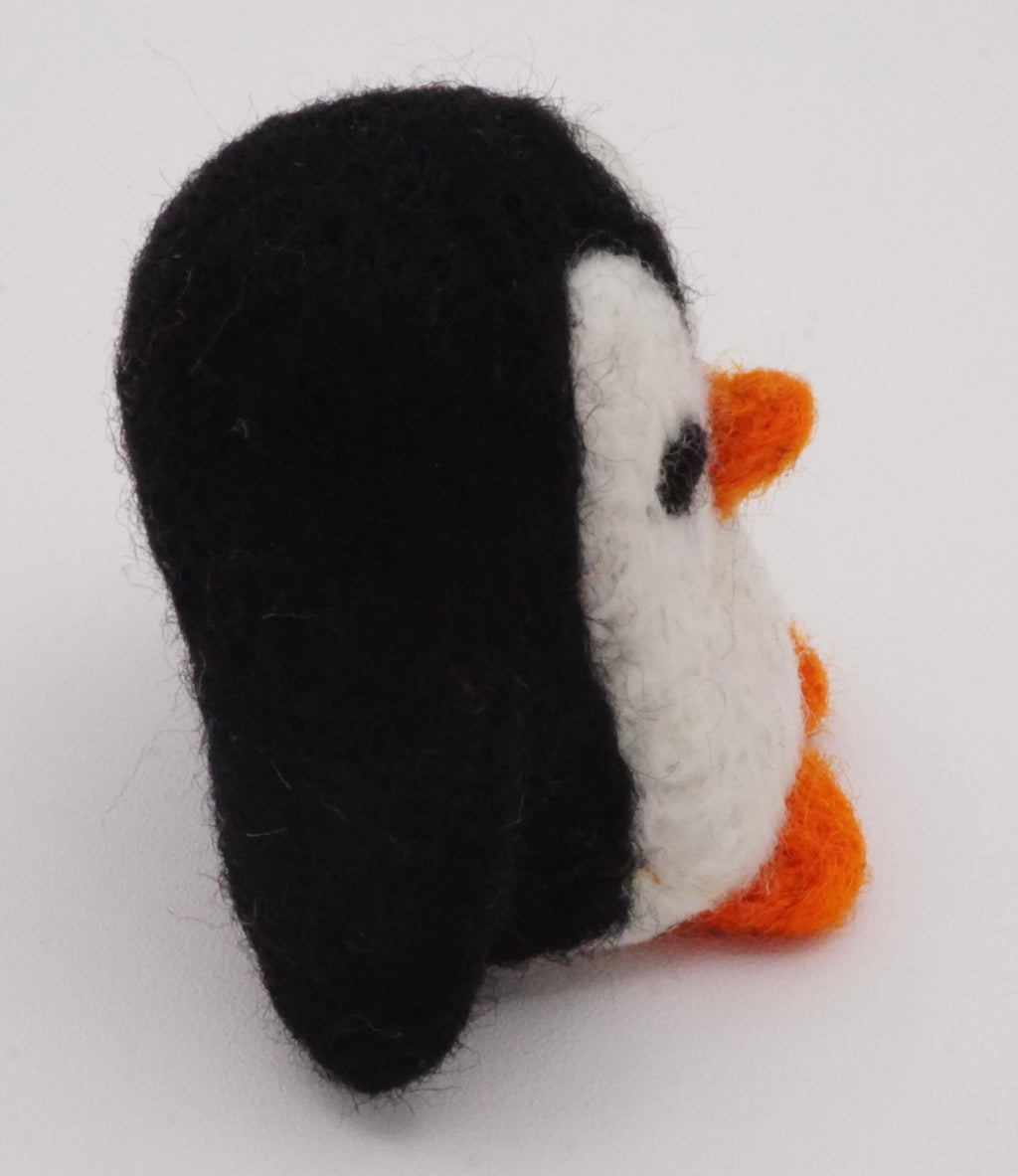 Handmade Felt Penguin & Ice Cube Gift- Cat Toys
