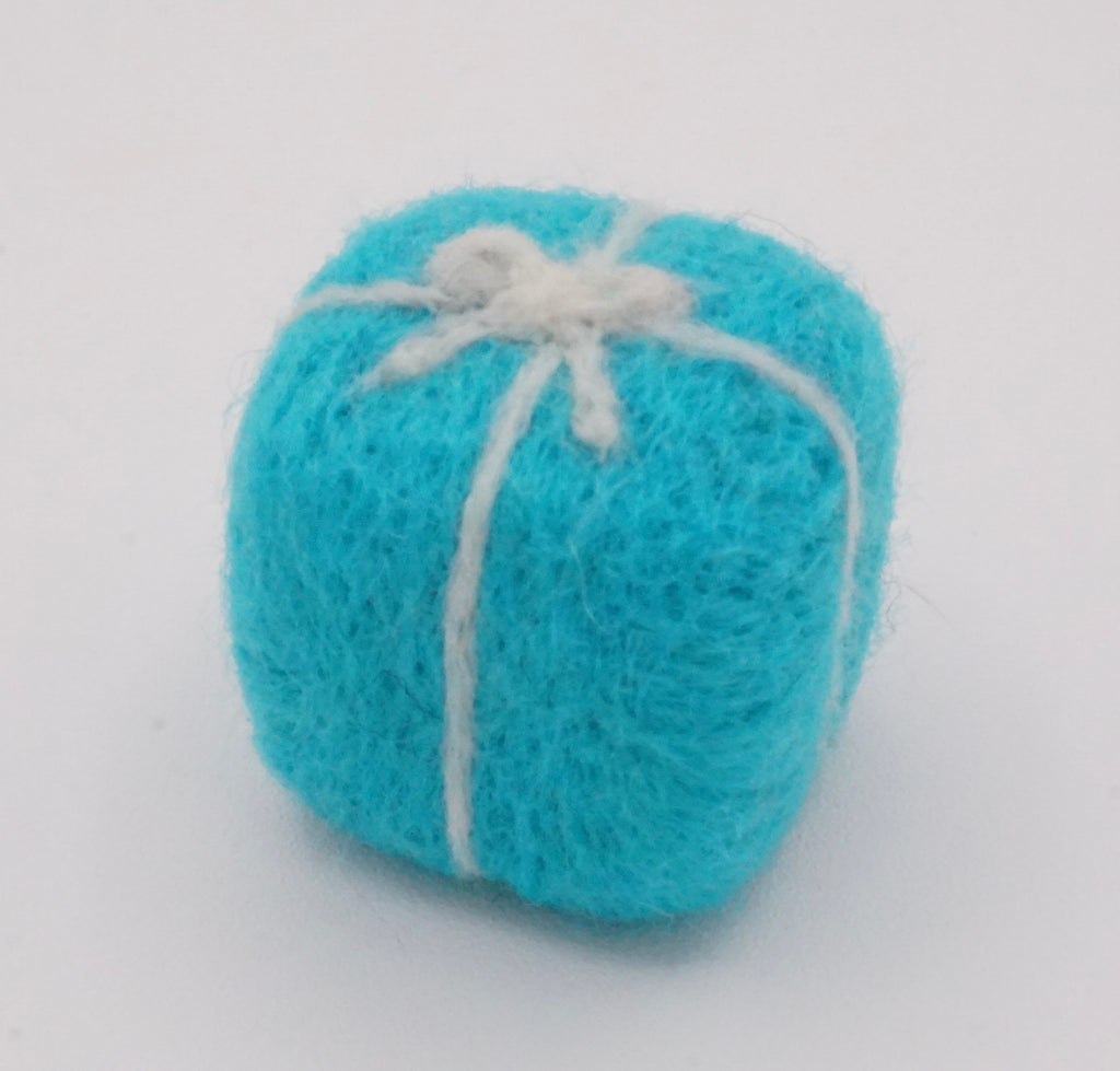 Handmade Felt Penguin & Ice Cube Gift- Cat Toys