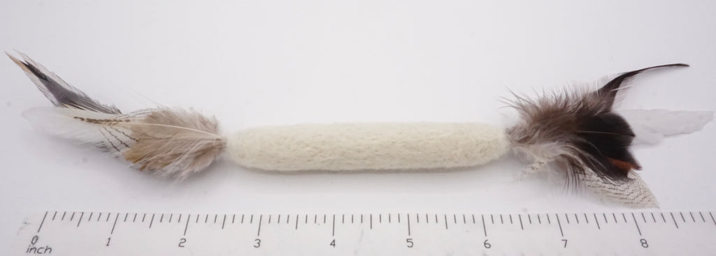 Feline Feather & Felt Stick Toys
