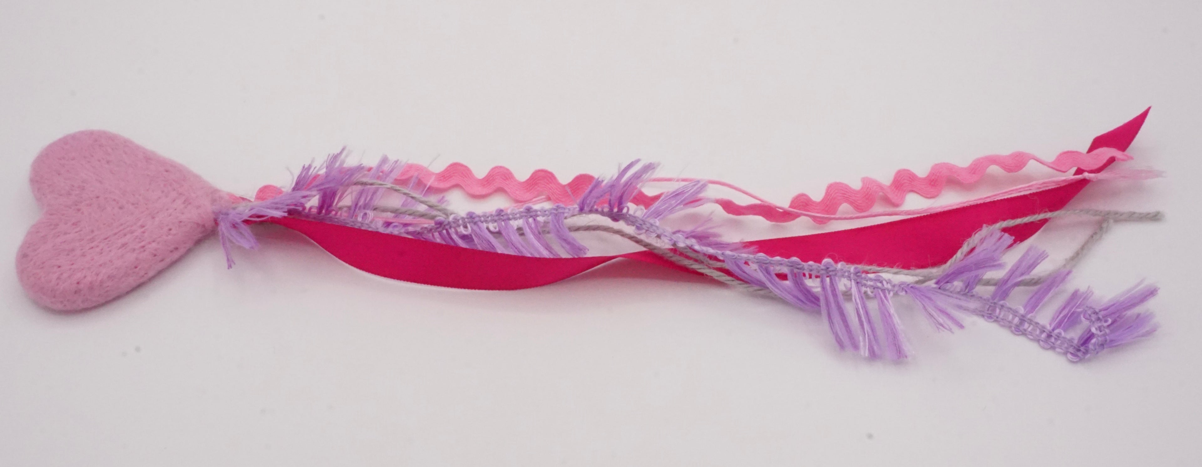 Heart & Strings Felt Cat Toy