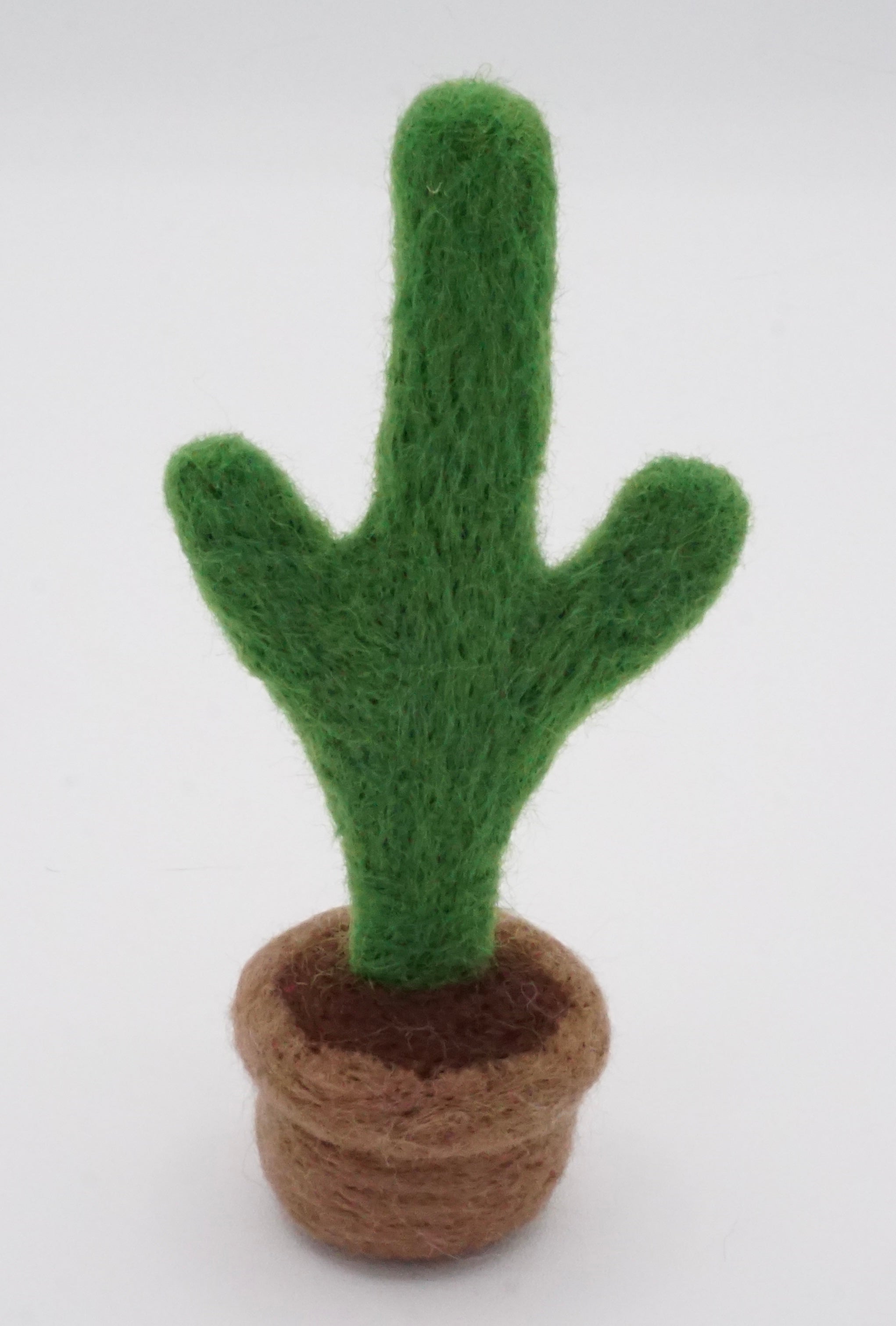 Handmade Felt Cactus Cat Toys (set of 2)