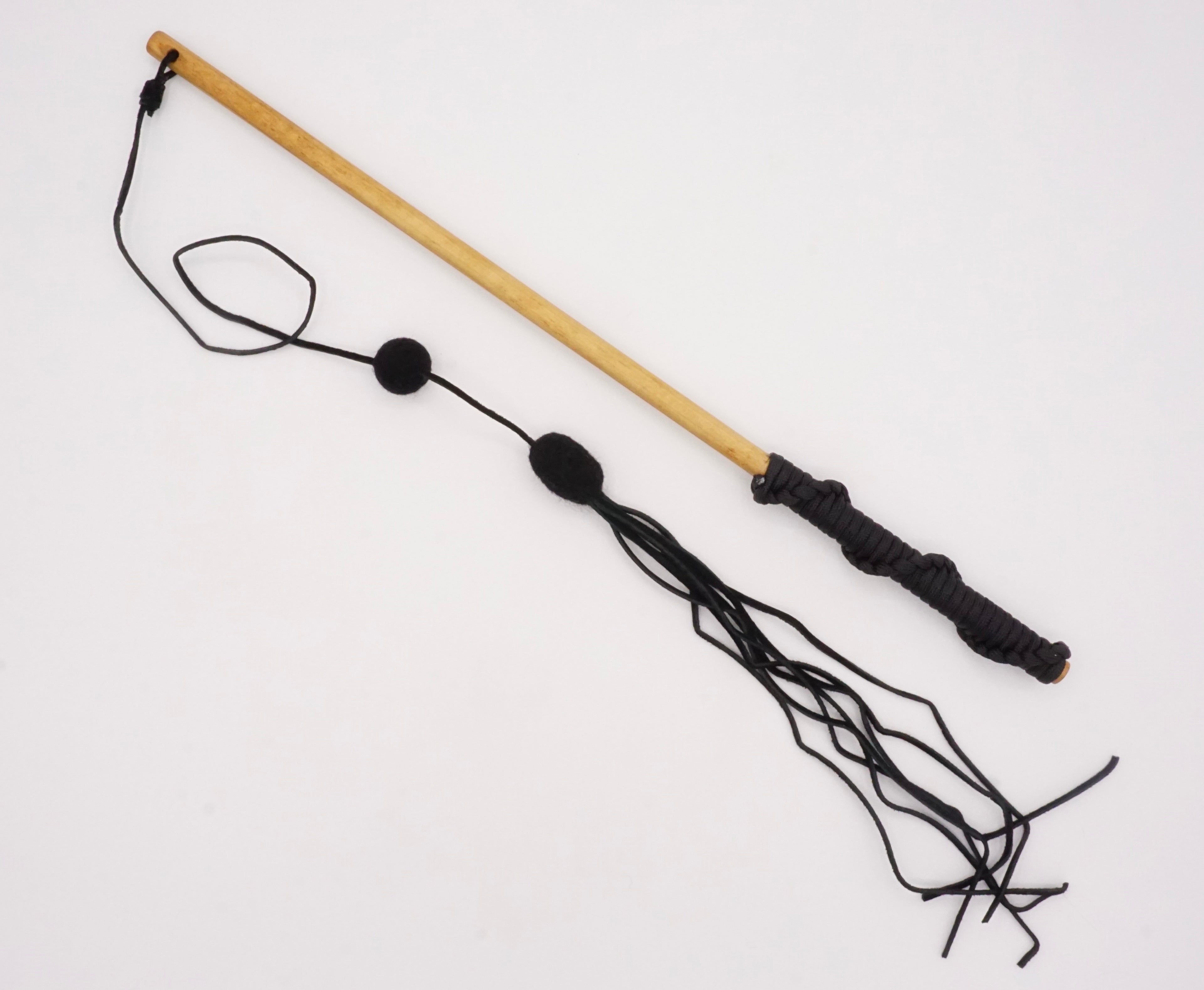 Swift Suede & Felt Teaser Wand (black)