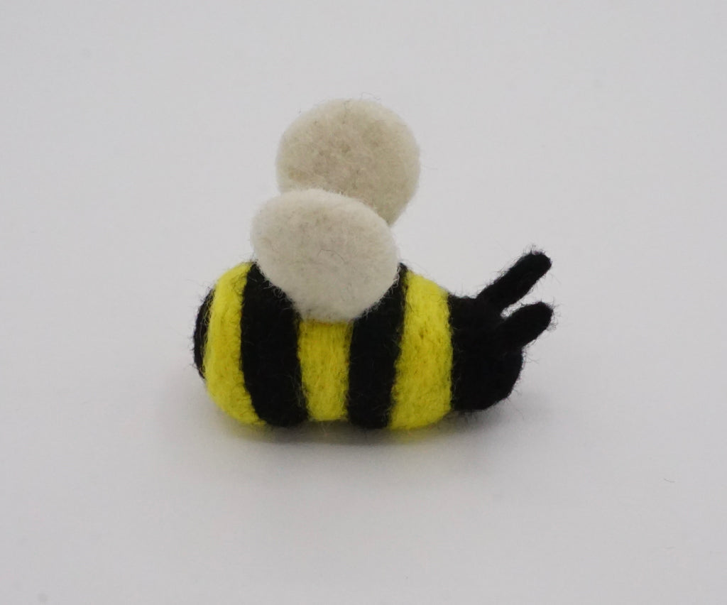 Bubble Bee Felt Cat Toy