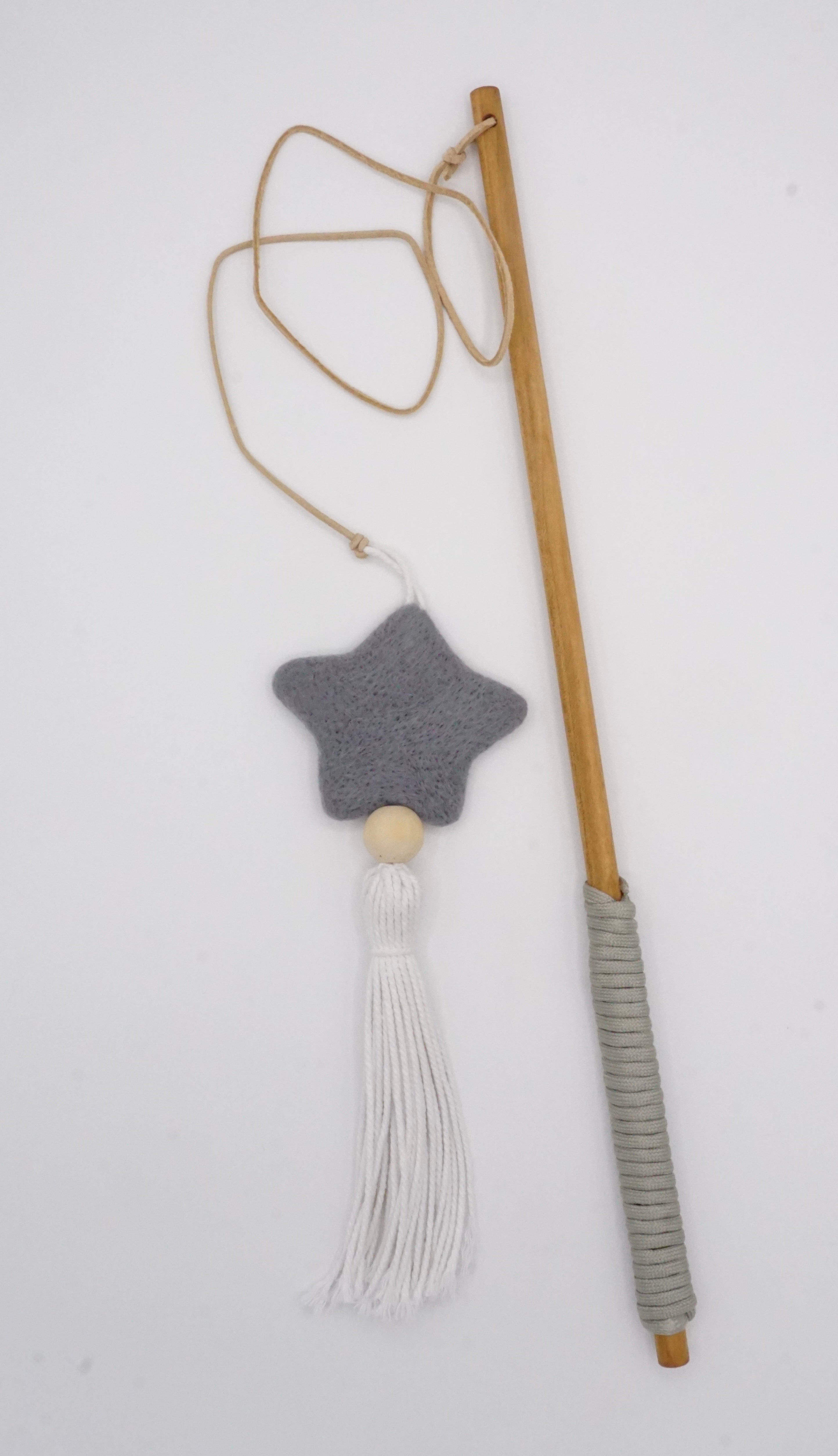 Star & Tassel Teaser Wand Toy