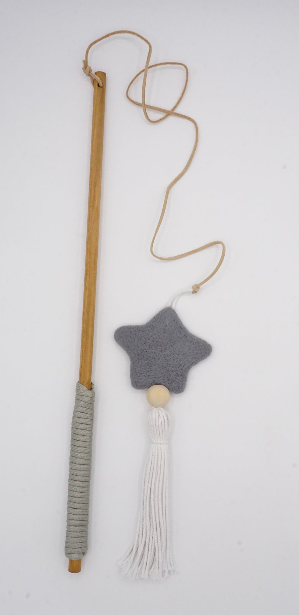 Star & Tassel Teaser Wand Toy