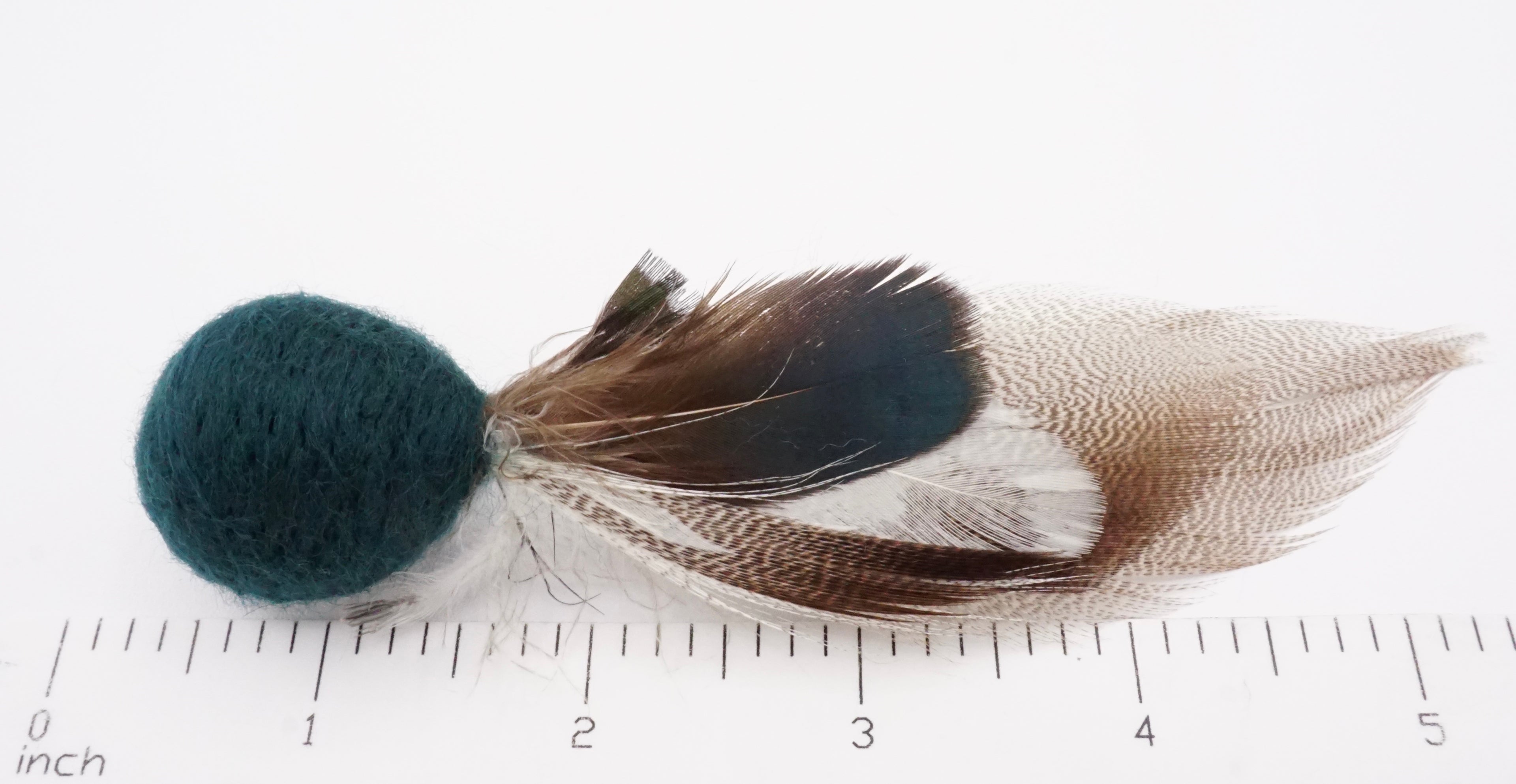 Fun Felt & Feather Toys for Felines (set of 2)