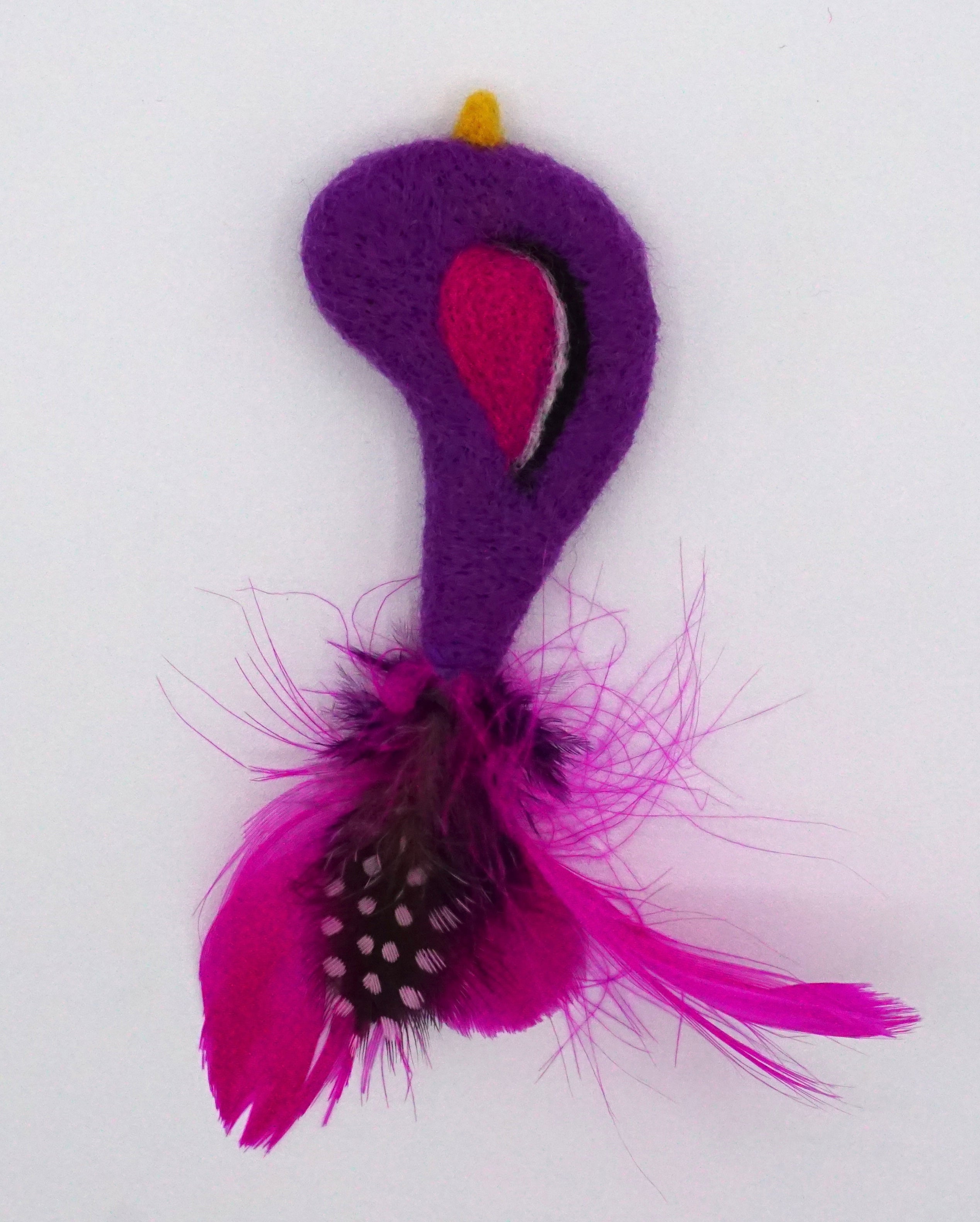 Handmade Bird Toy for Cats. Zero Plastic