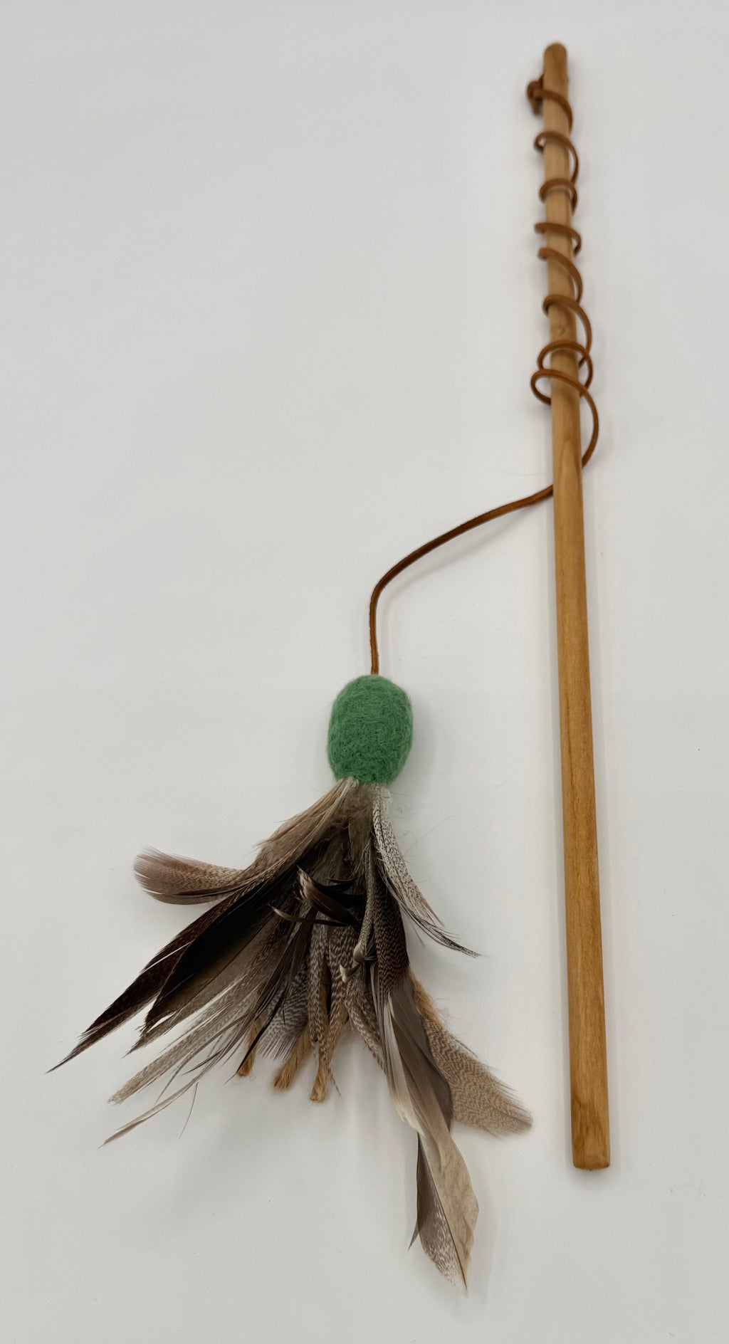Natural teaser toy your fiesty feline will love. 